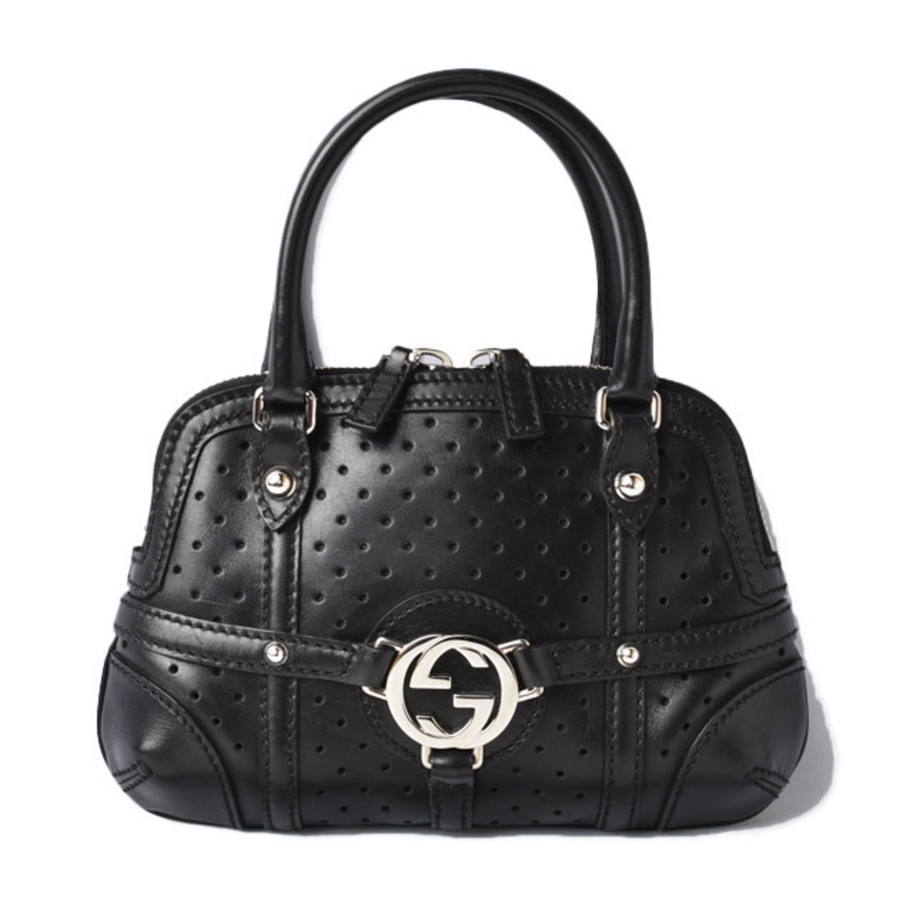 Gucci Shoulder Bag Punching Black